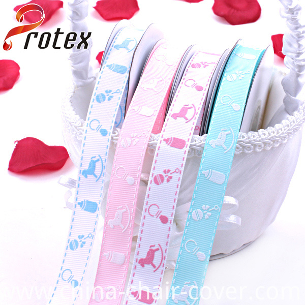 Horse & Feeding Bottle Printed Ribbon